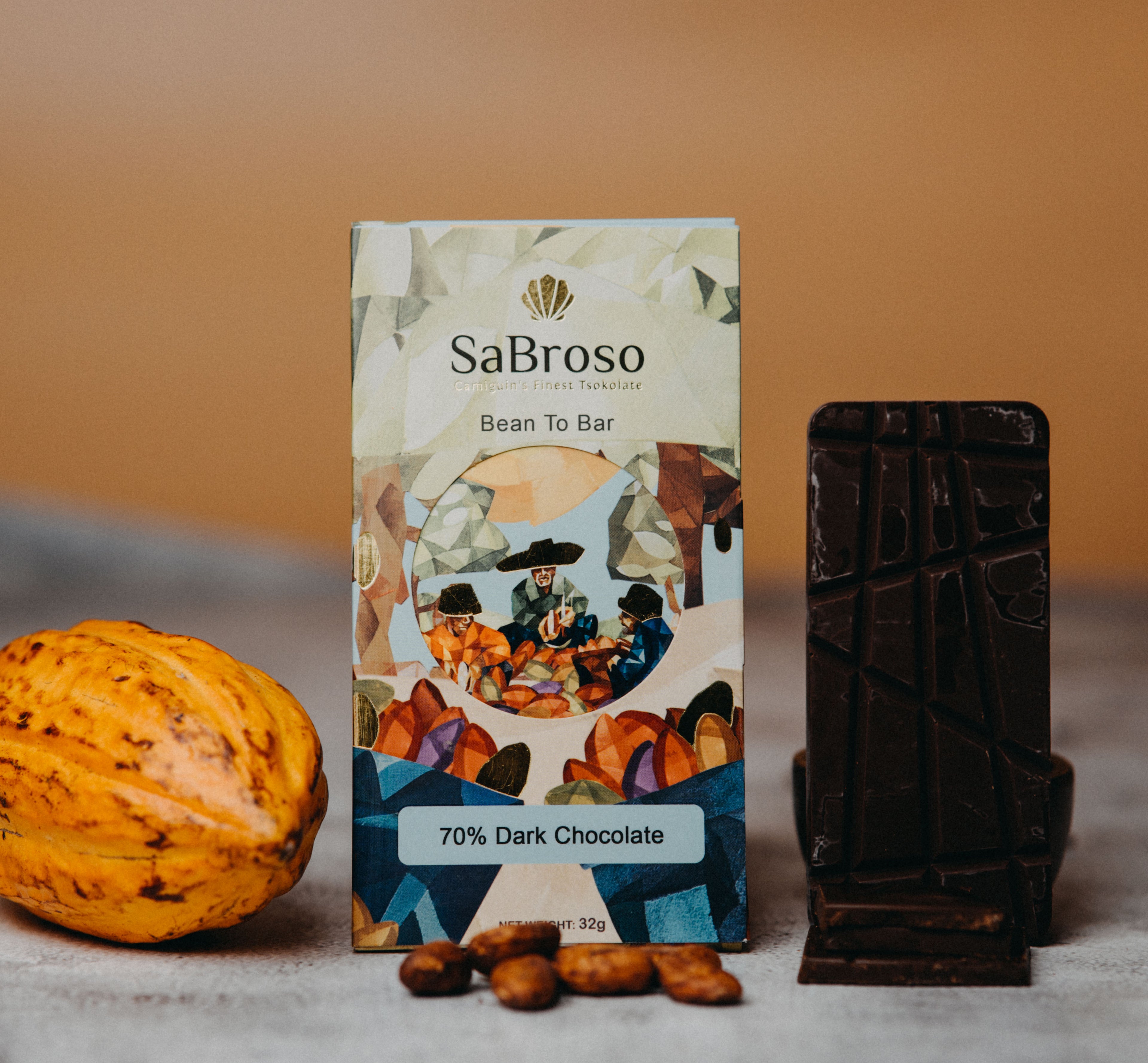 Sabroso Camiguin’s Tsokolate 70% Dark Chocolate